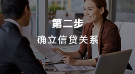 确立信贷关系